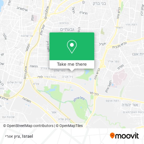 ציון אורי map