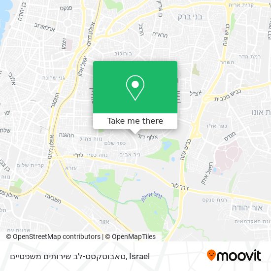 טאבוטקסט-לב שירותים משפטיים map