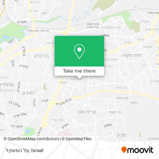 על המשקל map