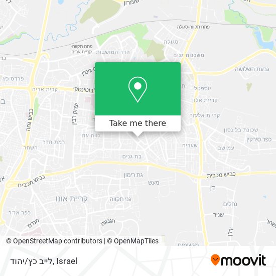 לייב כץ/יהוד map