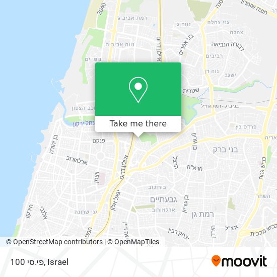 פי.סי 100 map