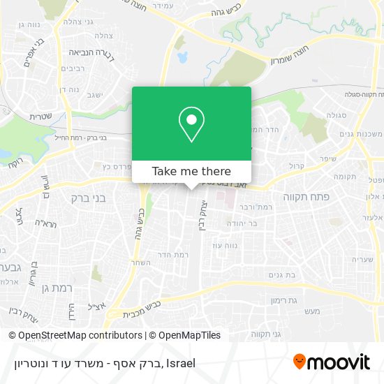 ברק אסף - משרד עו ד ונוטריון map