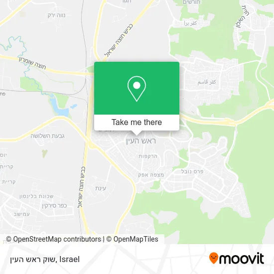 Карта שוק ראש העין