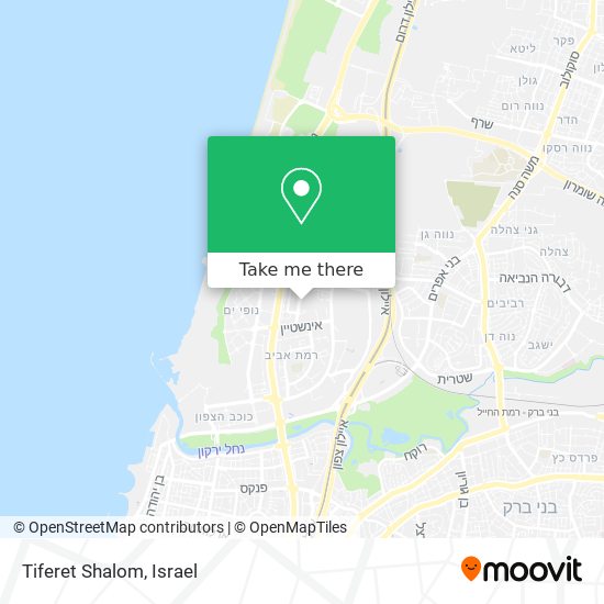 Tiferet Shalom map