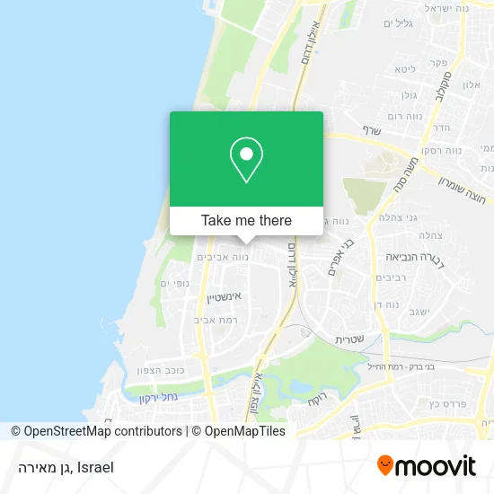 Карта גן מאירה