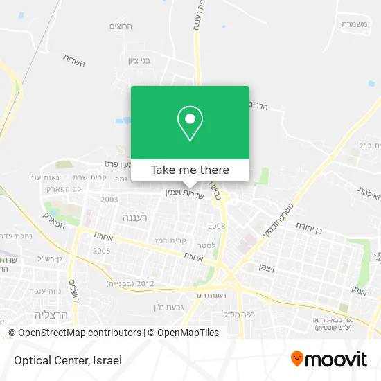 Карта Optical Center