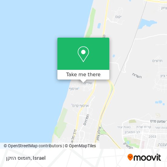 חומוס הזקן map