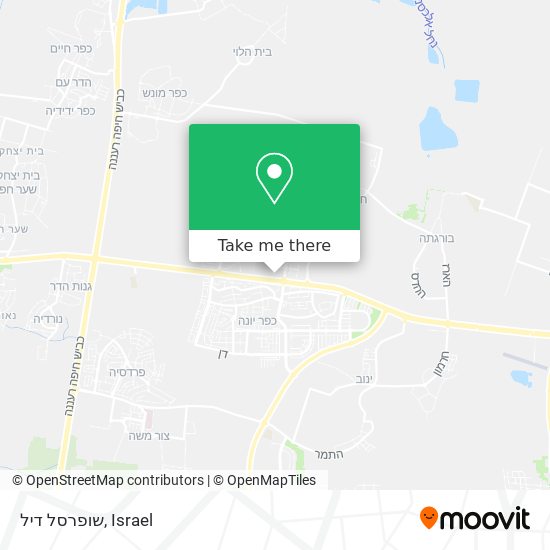 שופרסל דיל map