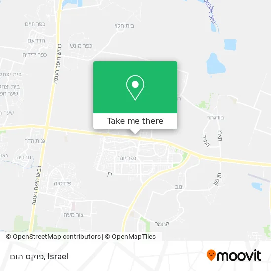 Карта פוקס הום