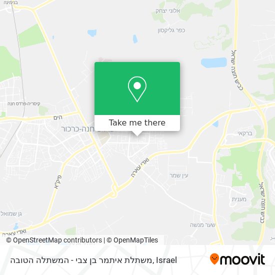 משתלת איתמר בן צבי - המשתלה הטובה map