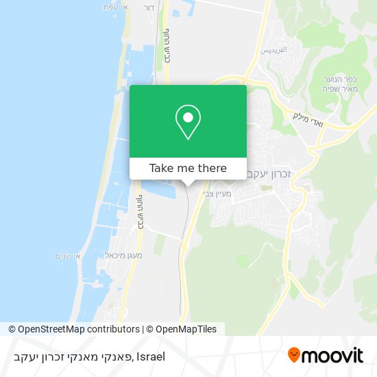 Карта פאנקי מאנקי זכרון יעקב