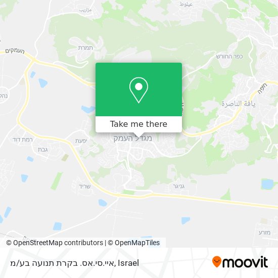 איי.סי.אס. בקרת תנועה בע/מ map