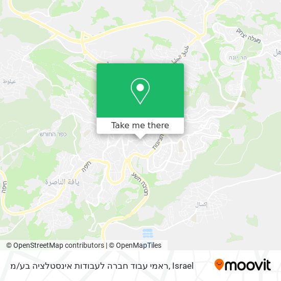 ראמי עבוד חברה לעבודות אינסטלציה בע / מ map