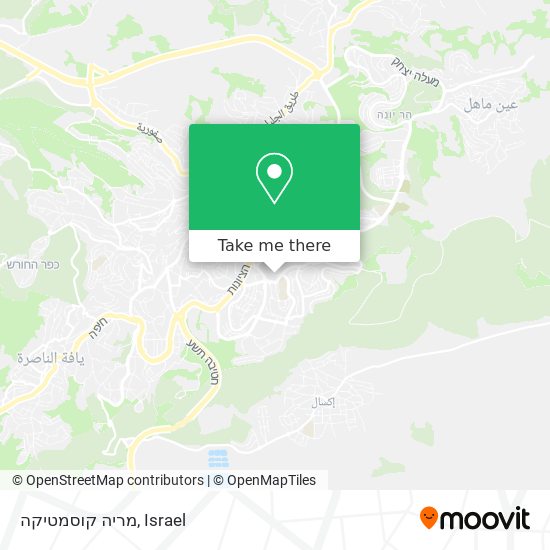 מריה קוסמטיקה map