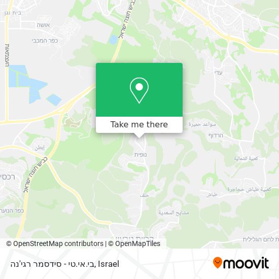 בי.אי.טי - סידסמר רגי'נה map