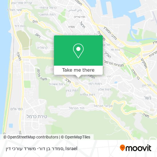 סמדר בן דור- משרד עורכי דין map