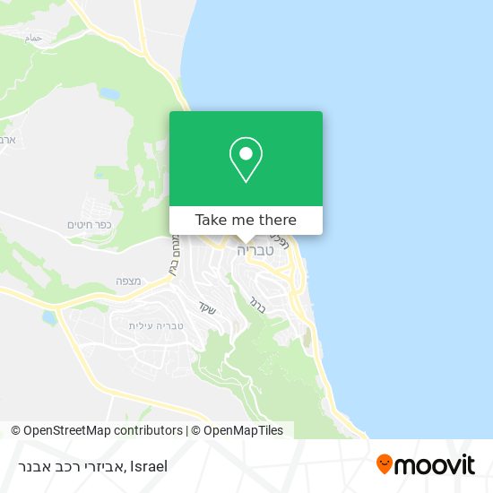 אביזרי רכב אבנר map