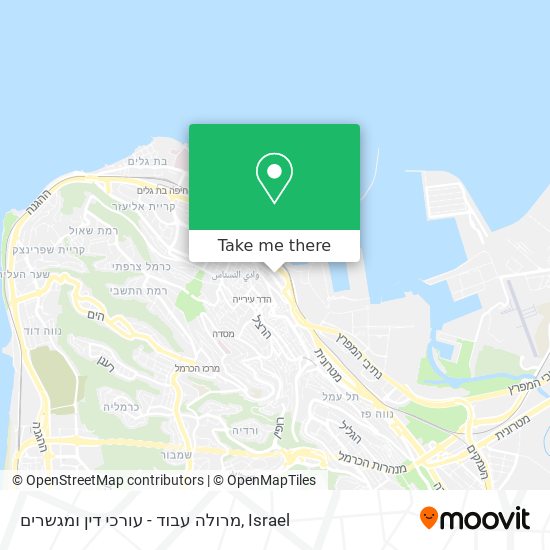 מרולה עבוד - עורכי דין ומגשרים map