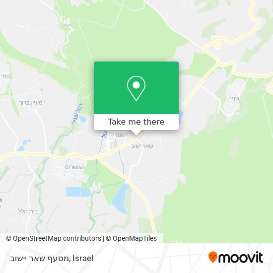 מסעף שאר יישוב map