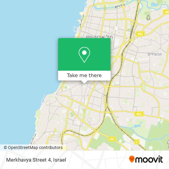Merkhavya Street 4 map