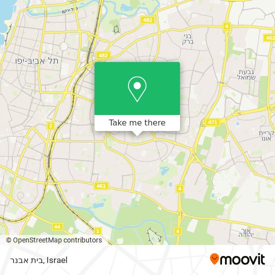 בית אבנר map