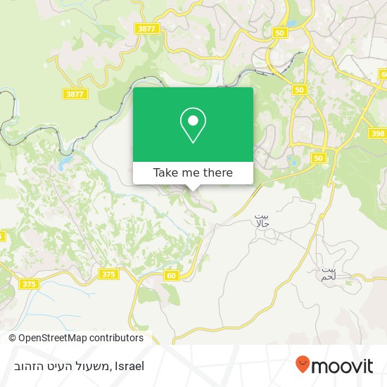 משעול העיט הזהוב map