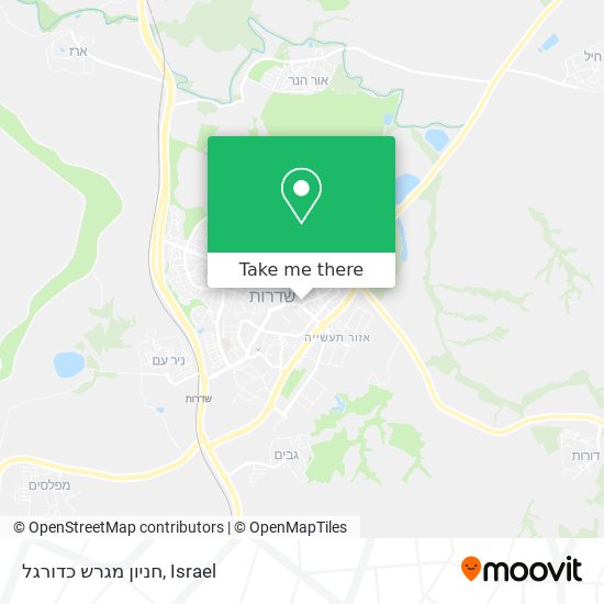 חניון מגרש כדורגל map