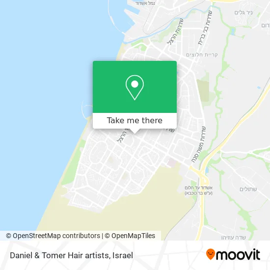 Карта Daniel & Tomer Hair artists