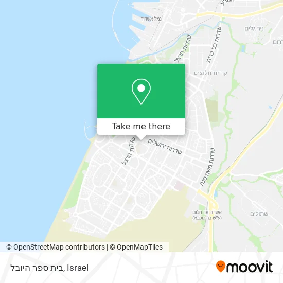Карта בית ספר היובל