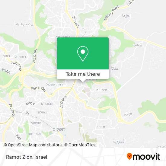 Карта Ramot Zion