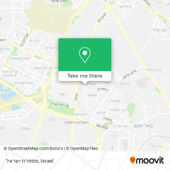 Карта מספרת ישראל