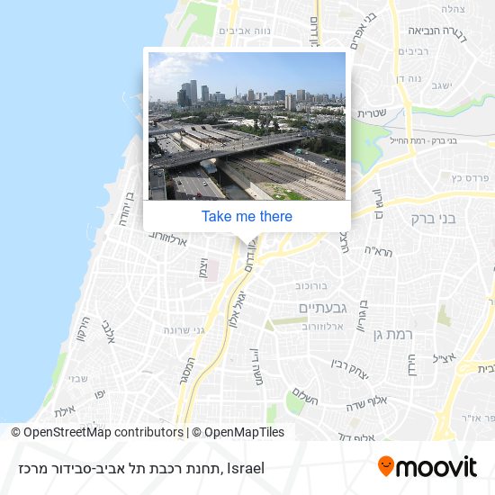 תחנת רכבת תל אביב-סבידור מרכז map