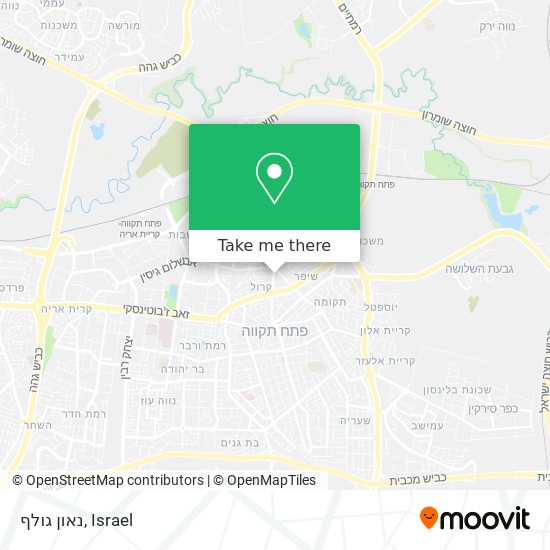 נאון גולף map