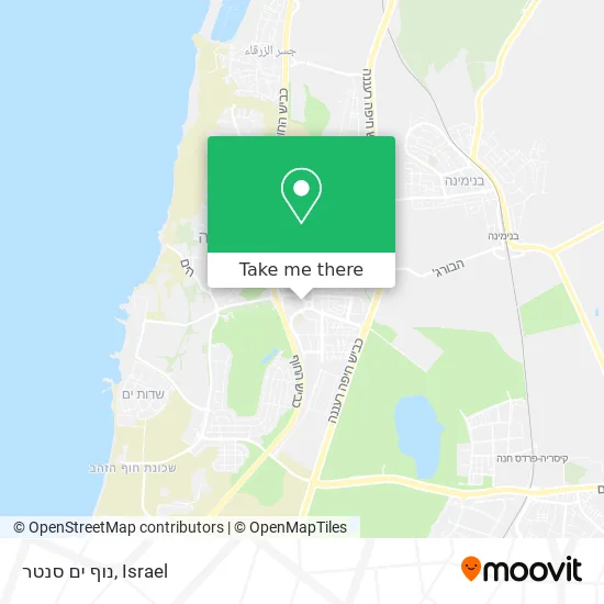 Карта נוף ים סנטר