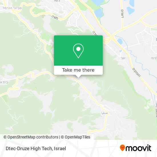 Dtec-Druze High Tech map