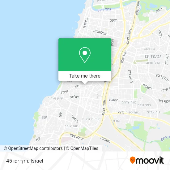 Карта דרך יפו 45