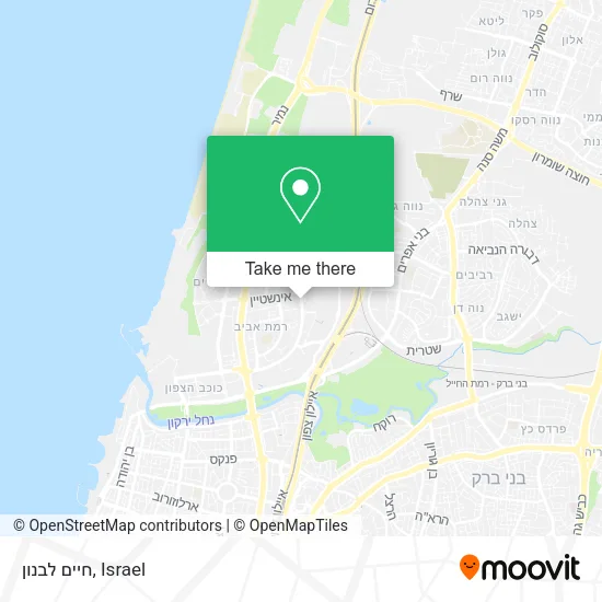 Карта חיים לבנון