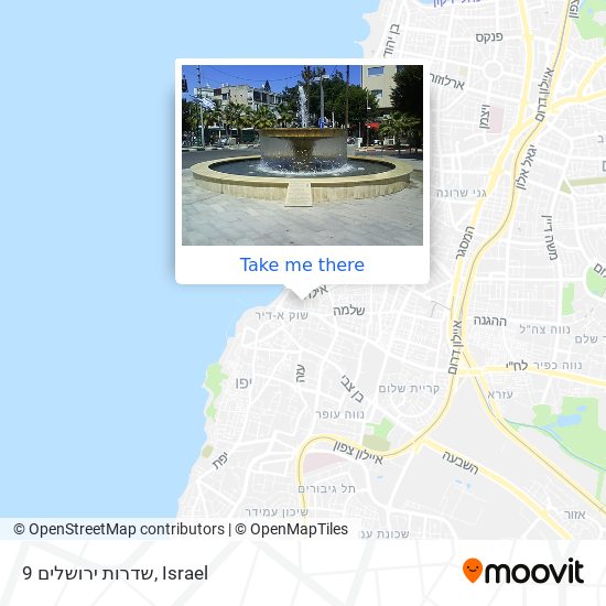 שדרות ירושלים 9 map