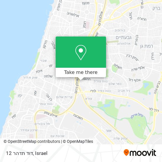 דוד תדהר 12 map