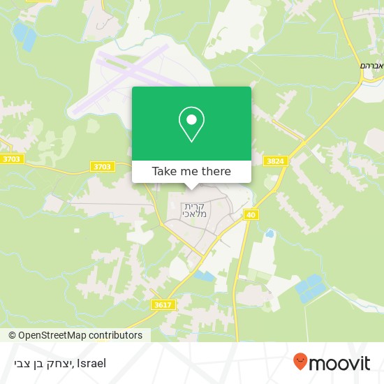 Карта יצחק בן צבי