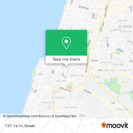 הרצל 131 map