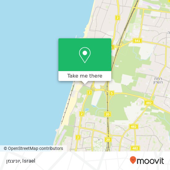 יוניצמן map