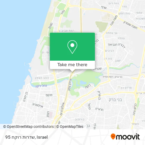 Карта שדרות רוקח 95