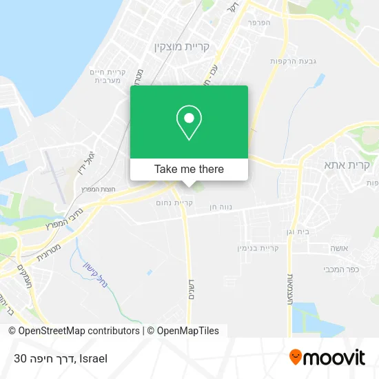 Карта דרך חיפה 30