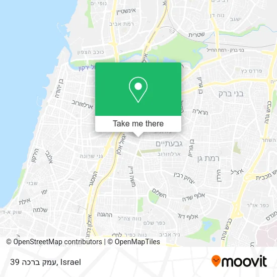 Карта עמק ברכה 39