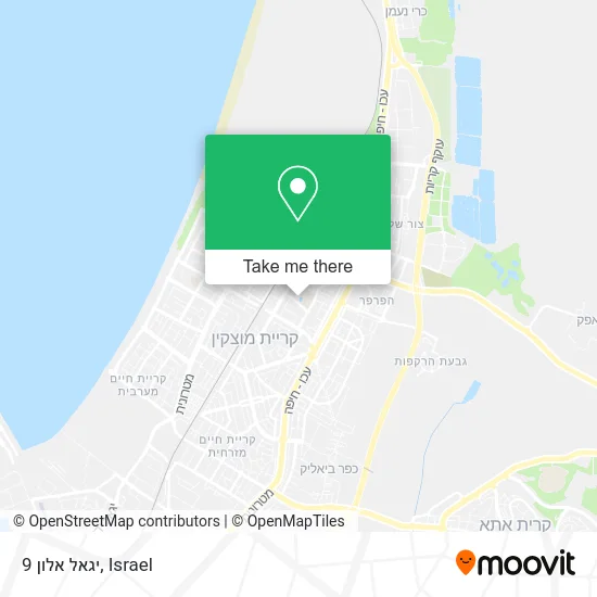 Карта יגאל אלון 9