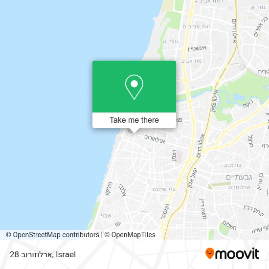 Карта ארלוזורוב 28