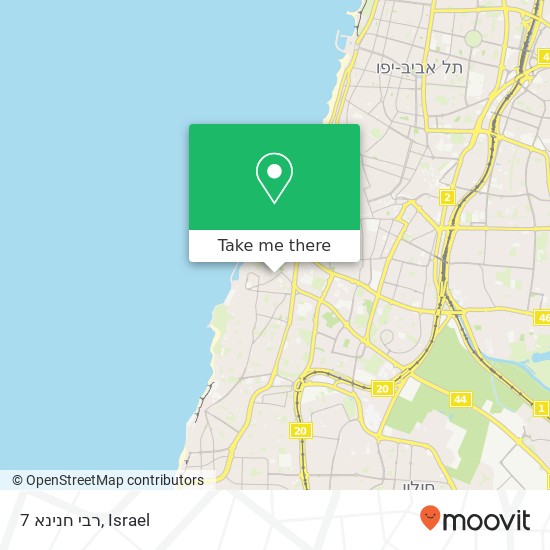 רבי חנינא 7 map