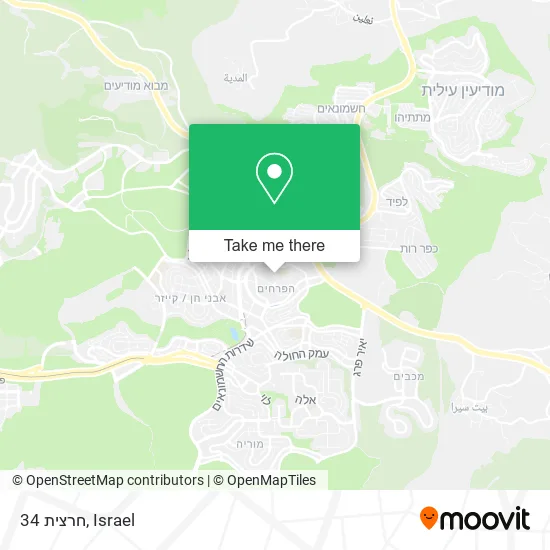 Карта חרצית 34