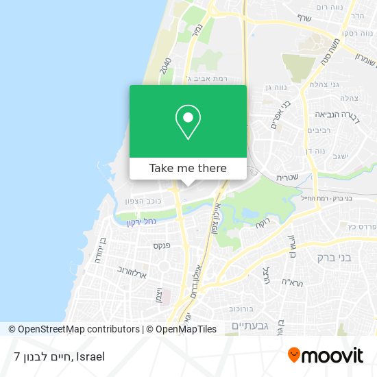 חיים לבנון 7 map